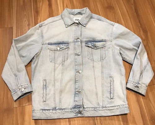 Giacca jeans uomo - zara, blu