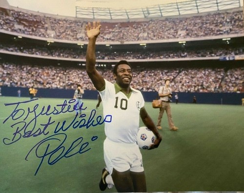 Foto 8x10 firmata pelé - 8x10,