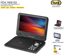 Lettore MPEG4 DVD MP3 Portatile 9" GamePad Videogiochi USB SD Trevi PDX 1409 S2