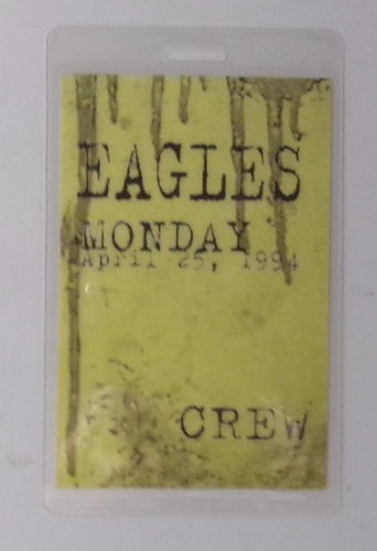 Pass backstage vintage eagles - vintage,