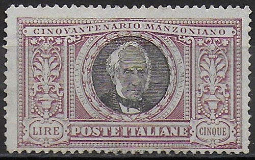 1923 italia manzoni lire - italia,