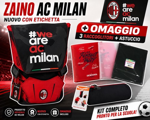 Zaino scuola milan - zaino,