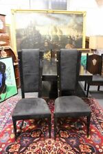 4 ANTICHE SEDIE SCHIENALI ALTI