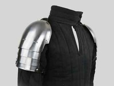 Pauldron Medievali in Acciaio