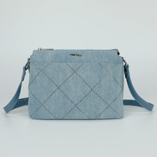 BORSA A BUSTA IN JEANS CON