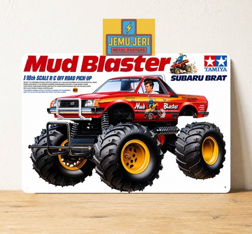 Insegna latta metallo tamiya - insegna,
