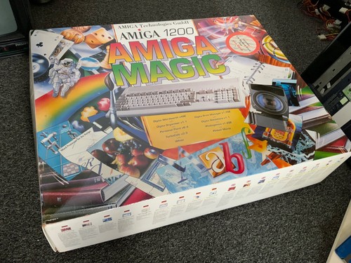 Scatola cartone amiga magic - cartone,