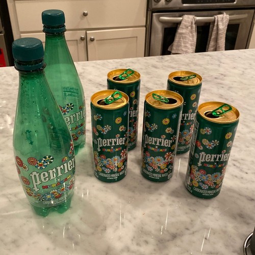 Perrier takashi murakami art - perrier,