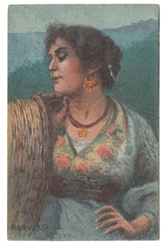 Cartolina cromolitografia - cartolina,