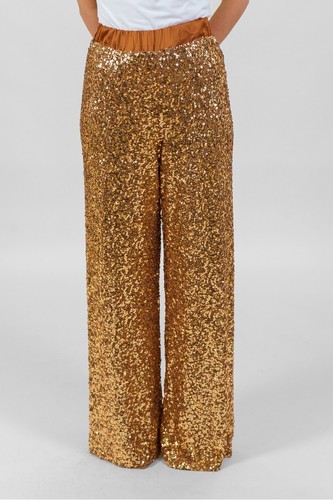 Pantalone donna con paillettes
