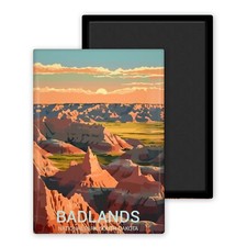 Badlands South Dakota - Magnet