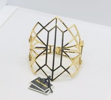 Bracciale Geo aperto tono oro