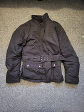 Giacca Moto Bering Donna Nera Imbottita con Cintura Taglia T1 Small