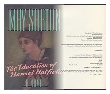 SARTON, MAY (1912-1995) L'educazione di Harriet Hatfield: un romanzo / di May...