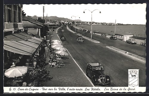 Cpa cros cagnes vue - cros-de-cagnes,,