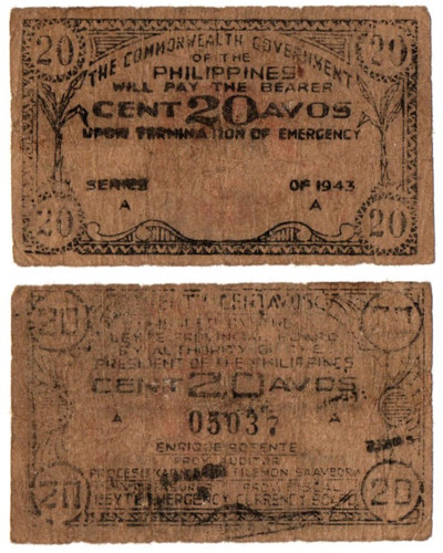 Filippine 1943 provincia - filippine,