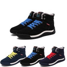 JACKSHIBO stivali invernali stivaletti uomo stivaletti stringati scarpe invernali foderati