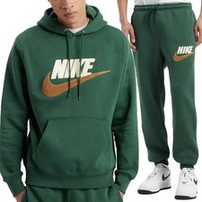 TUTA NIKE UOMO Felpata Verde S