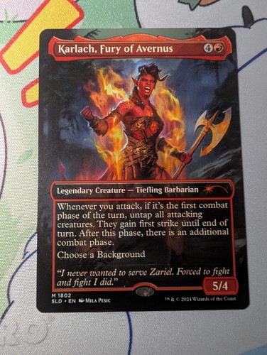 Mtg karlach fury avernus - mtg,