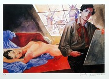 Stampa artistica milo manara - manara,