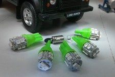 Land Rover Defender 90/110 LED Cruscotto/Speedo TDI Verde compreso set kit orologio