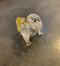 SWAROVSKY FIGURA GORILLA CON BANANE PERFETTE CONDIZIONI 