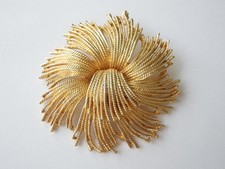 Vintage Spilla Colore Oro XL