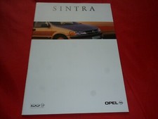 OPEL Sintra GLS CD 2.2 16V 3.0 V6 2.2 DTI 16V Ecotec Prospekt Brochure von 1999