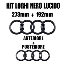 KIT loghi neri AUDI ANTERIORE