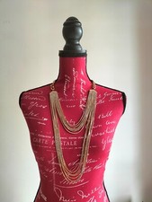 Collana lunga cristalli multi - collana,