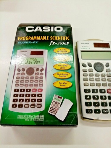 Casio 3650 calcolatrice - casio, fx-3650