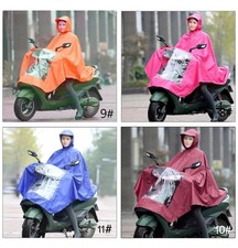 Mantella Poncho Antipioggia Impermeabile Universale Scooter Moto Bici Copriabiti