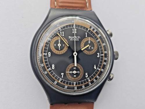 Swatch chrono classic brown - swatch,