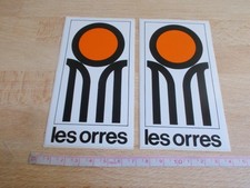 2 Adesivi Stazione Sci LES