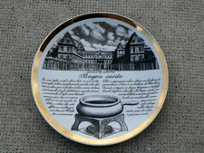 Plat porcelaine  design FORNASETTI edition spéciale FIAT TORINO plate porcelain