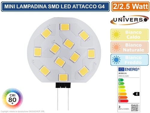 Universo lampadina led - led, g4