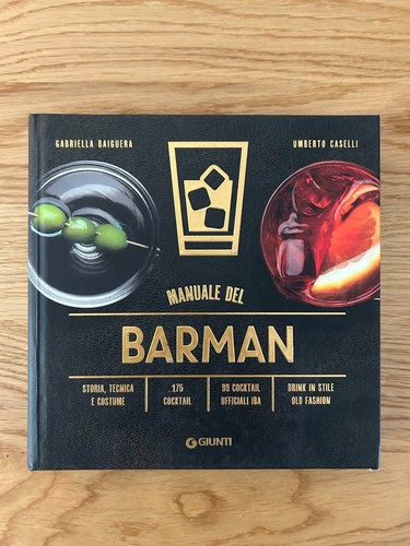 Manuale del barman - del, storia