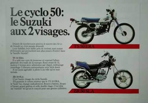 Suzuki 50 de 1985 - ts, zr