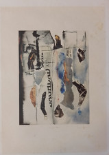 Franco FERRARI (1929 - 2000) litografia a colori "desert storm"