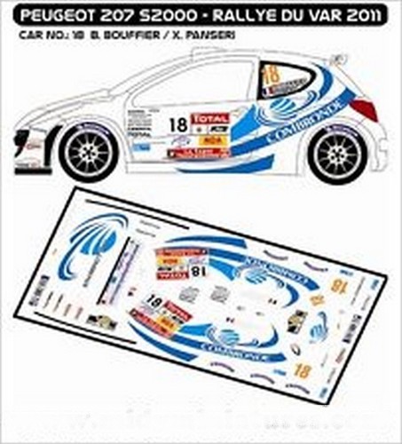 Decals peugeot 207 - decals,