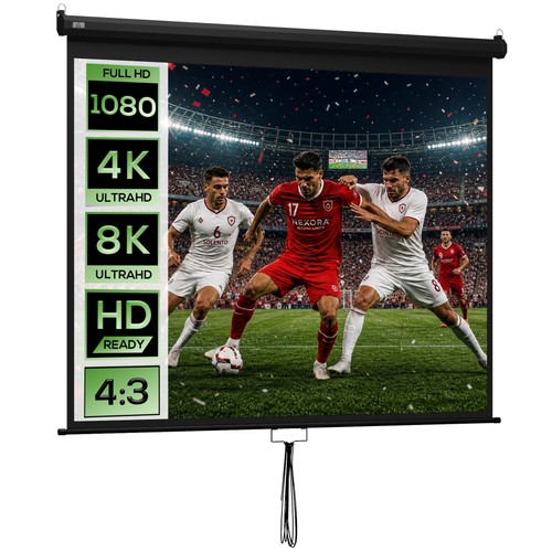 Homcom telo proiettore 120 - homcom, 120"