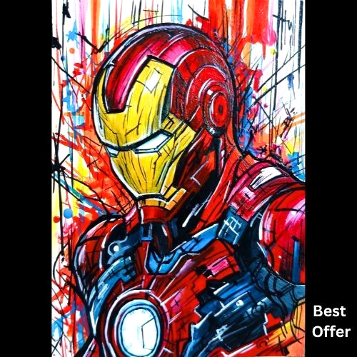 Aceo originale iron man anime - aceo,