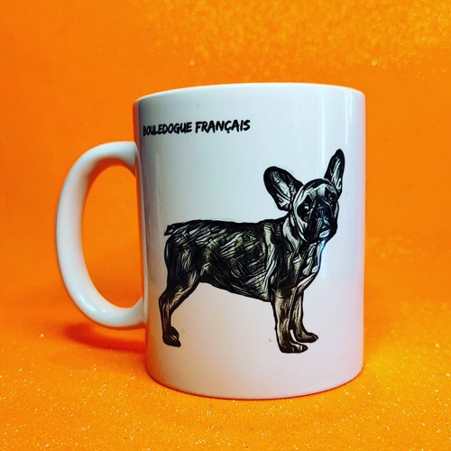 Bulldog francese tazza mug dog - mug,