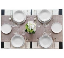 WEISSESTAL SERVIZIO 12 PIATTI GIORNALIERI IN PORCELLANA, 4 POSTI - COUNTRY CHIC