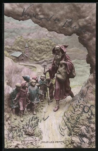 Cartolina artistica domenico - cartolina,