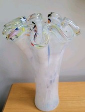 Vaso vetro nuovo con etichette