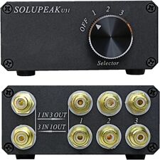 Scatola interruttore audio RCA