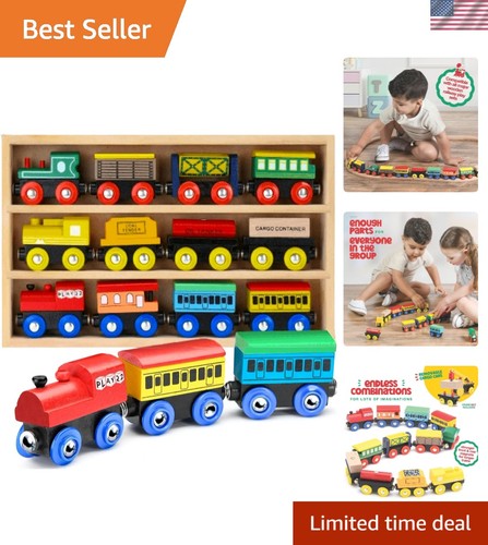 Wooden train set pcs - train,