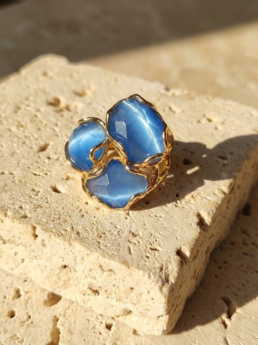 Anello regolabile con pietre - regolabile,