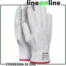 Guanti in pelle fiore Top